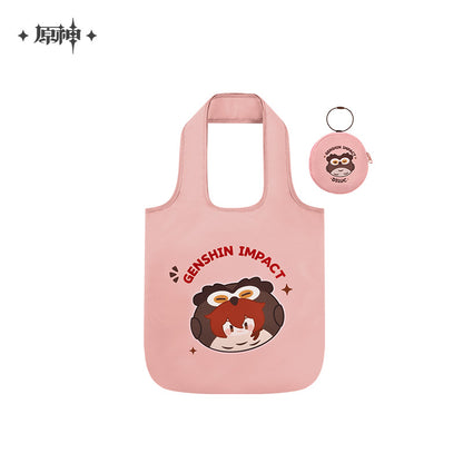 [OFFICIAL] Teyvat Zoo Series Folding Tote Bag With Coin Purse - Teyvat Tavern - Genshin Impact & Honkai Star Rail Merch