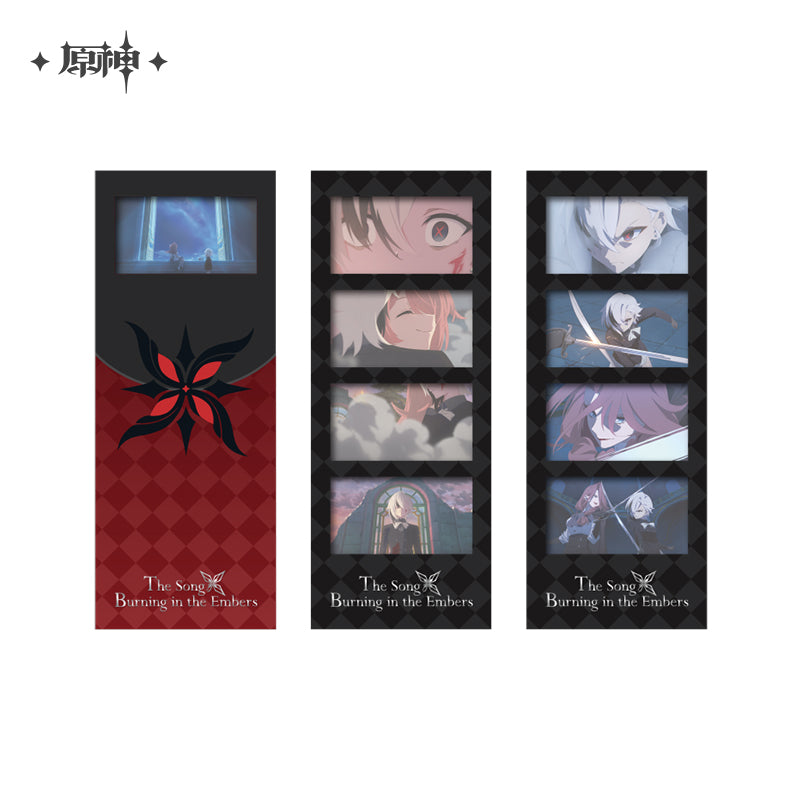 [OFFICIAL] The Song Burning in The Embers Series Badge / Film Card - Teyvat Tavern - Genshin Impact & Honkai Star Rail Merch