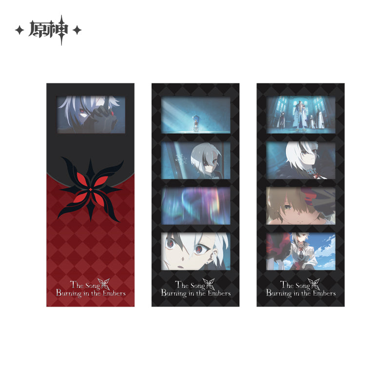 [OFFICIAL] The Song Burning in The Embers Series Badge / Film Card - Teyvat Tavern - Genshin Impact & Honkai Star Rail Merch