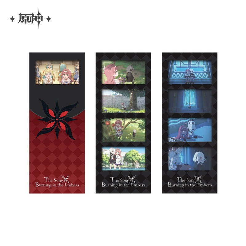 [OFFICIAL] The Song Burning in The Embers Series Badge / Film Card - Teyvat Tavern - Genshin Impact & Honkai Star Rail Merch