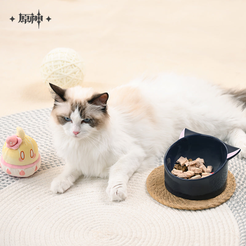 [OFFICIAL] Wanderer Fairytale Cat Series Household Ceramic Pet Bowl - Teyvat Tavern - Genshin Impact & Honkai Star Rail Merch