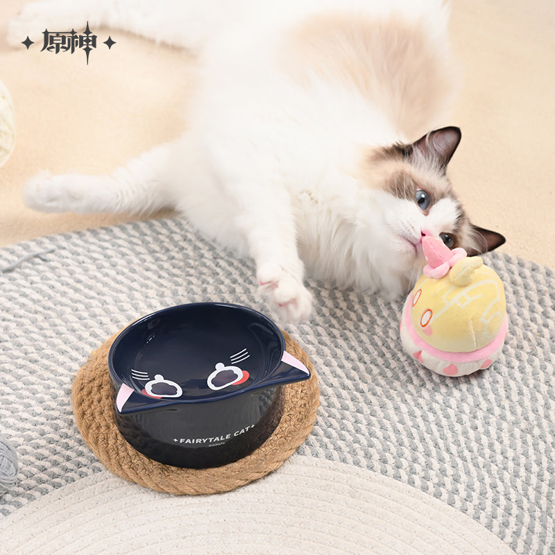 [OFFICIAL] Wanderer Fairytale Cat Series Household Ceramic Pet Bowl - Teyvat Tavern - Genshin Impact & Honkai Star Rail Merch