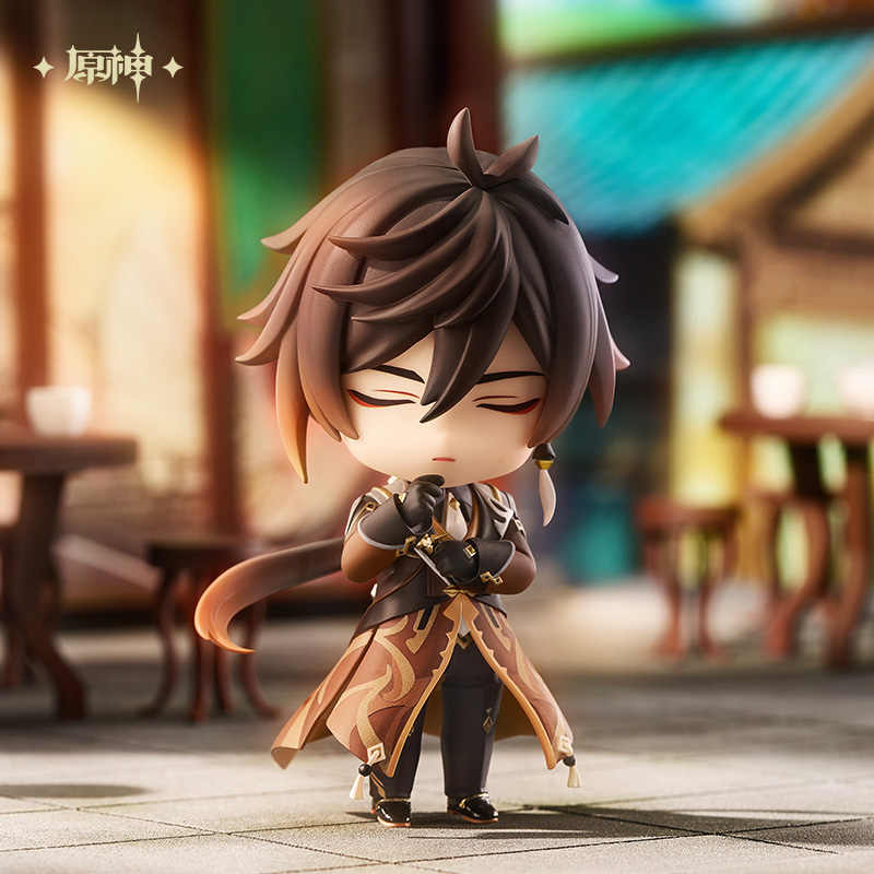 [OFFICIAL] Genshin Impact Zhongli Chibi Nendoroid Action Figure - Teyvat Tavern - Genshin Impact & Honkai Star Rail Merch