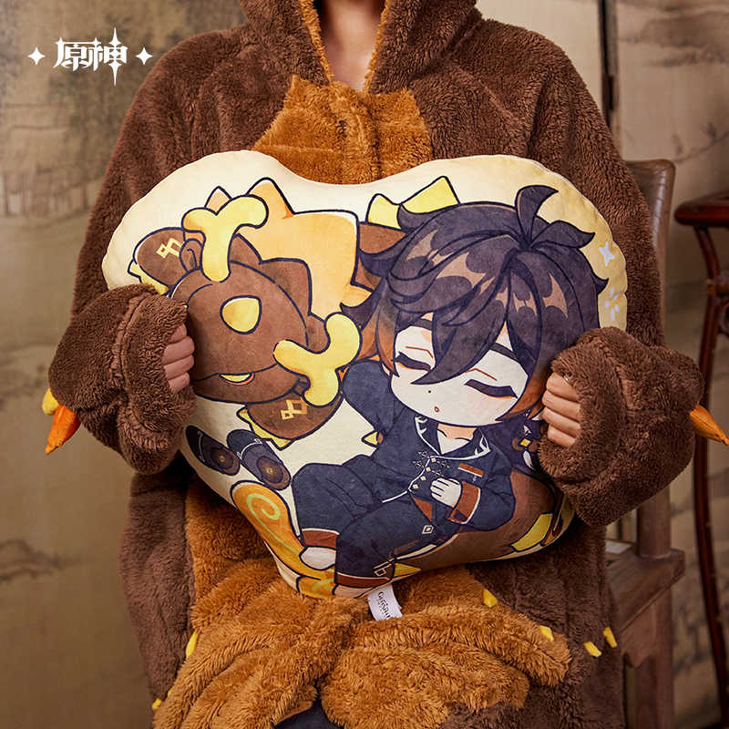 [OFFICIAL] Zhongli Impression Homewear Series Rex Lapis Throw Pillow - Teyvat Tavern - Genshin Impact & Honkai Star Rail Merch