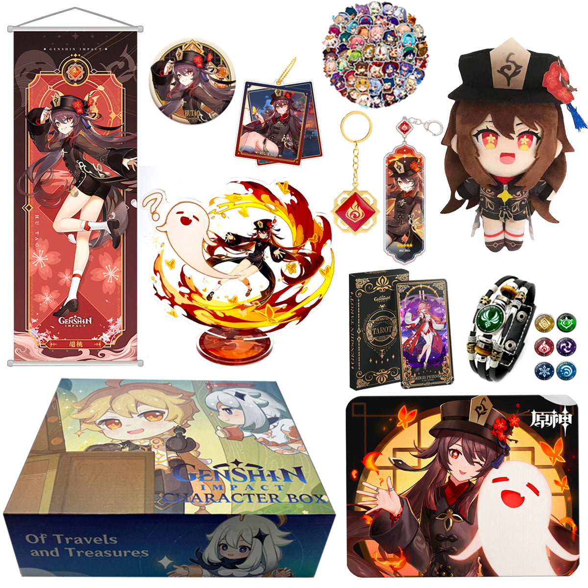 Genshin Impact Character Gift Box with Plush Toy - Teyvat Tavern - Genshin Merch