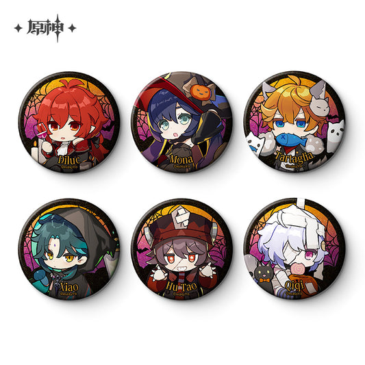 [OFFICIAL] Genshin Impact Halloween Costume Character Badges - Teyvat Tavern - Genshin Merch