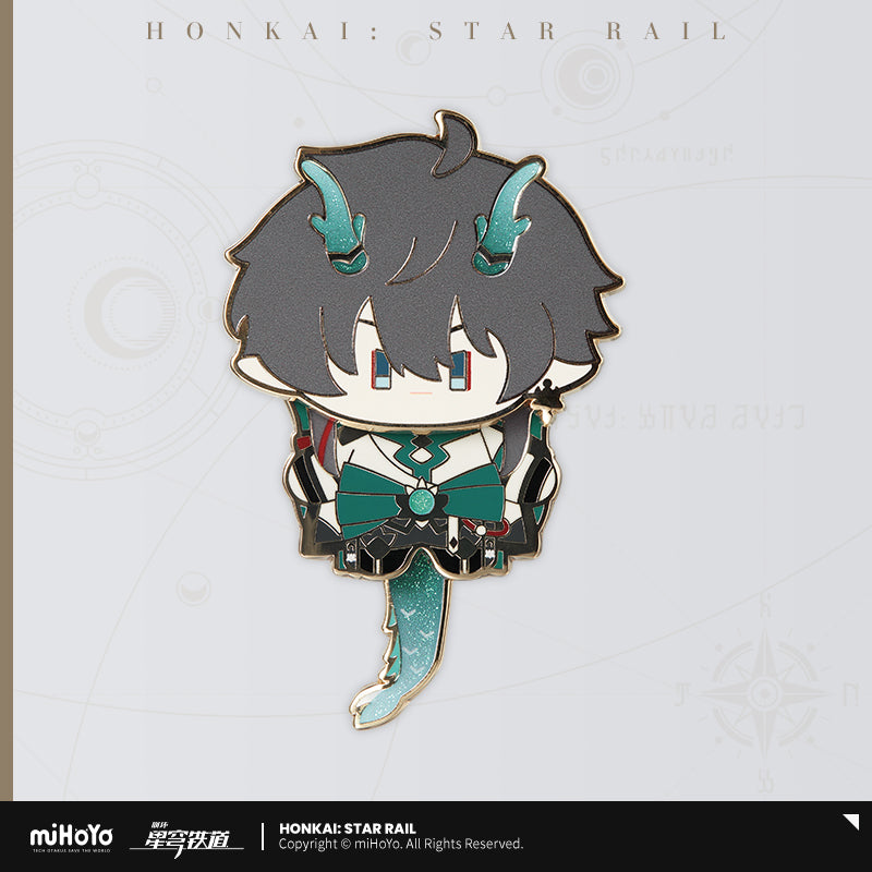 [OFFICIAL] Honkai Star Rail Character Chibi Cute Metal Shake Badge - Teyvat Tavern - Genshin Impact & Honkai Star Rail Merch