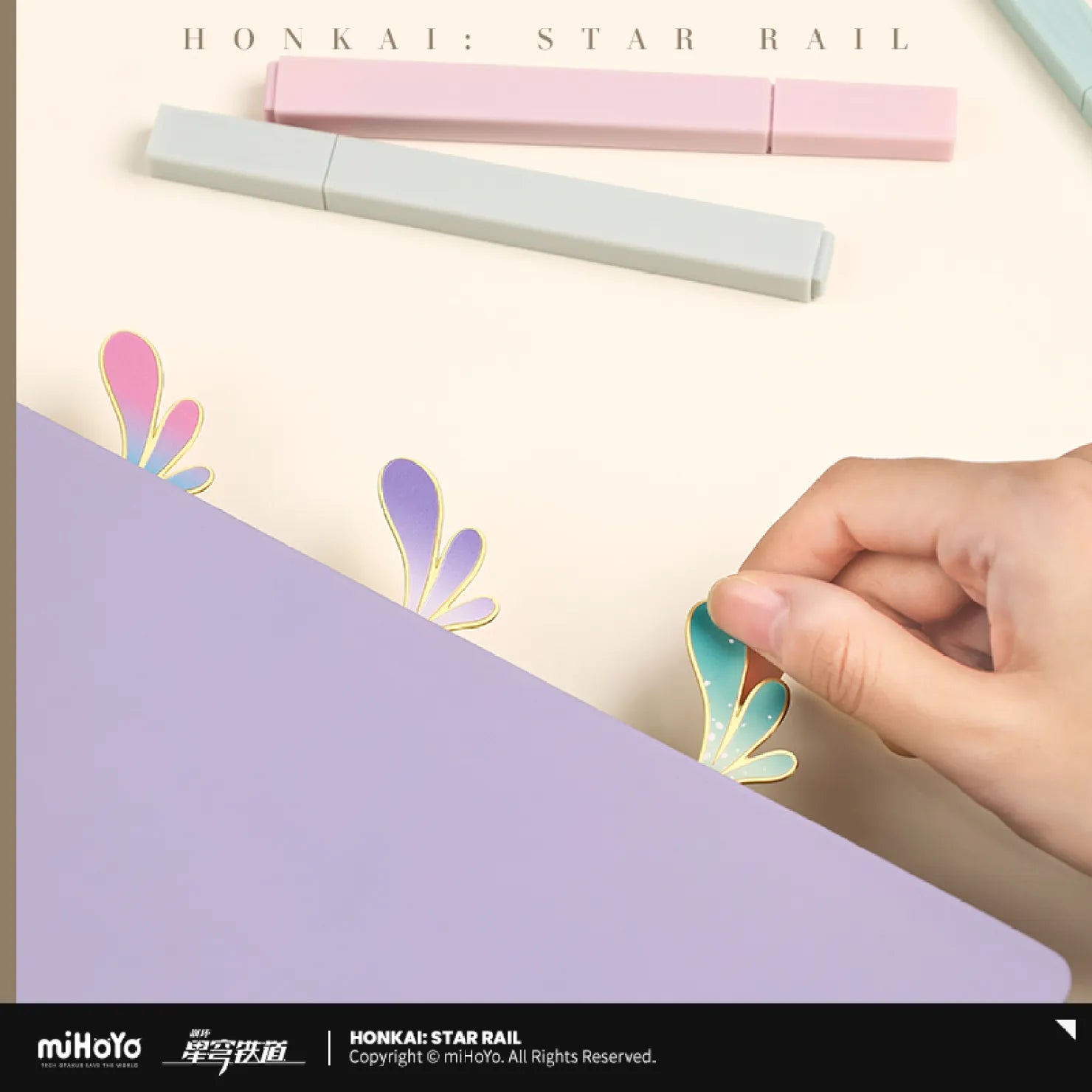 [OFFICIAL] Honkai Star Rail Character Origami Birds Metal Bookmark - Teyvat Tavern - Genshin Impact & Honkai Star Rail & 3Z Merch