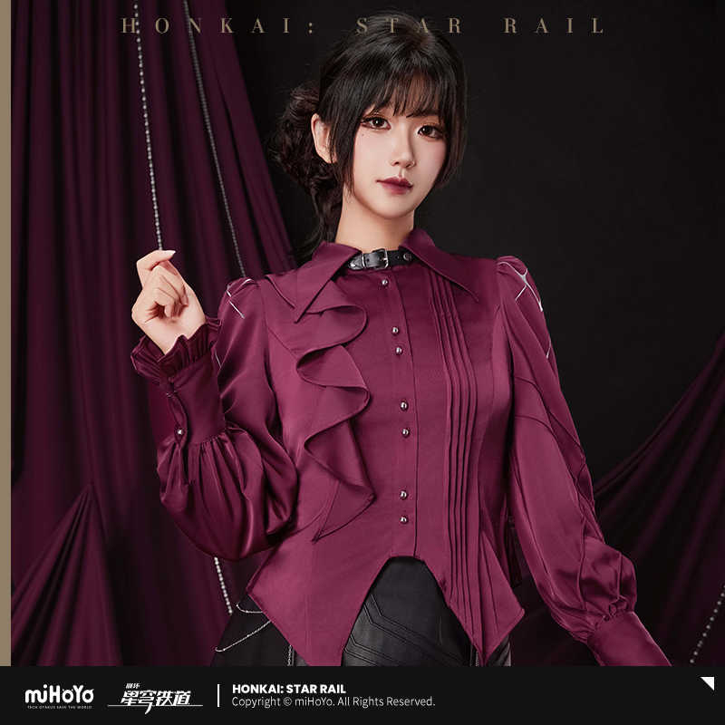 [OFFICIAL] Honkai Star Rail Kafka Impression Series Fitted Shirt - Teyvat Tavern - Genshin Impact & Honkai Star Rail Merch