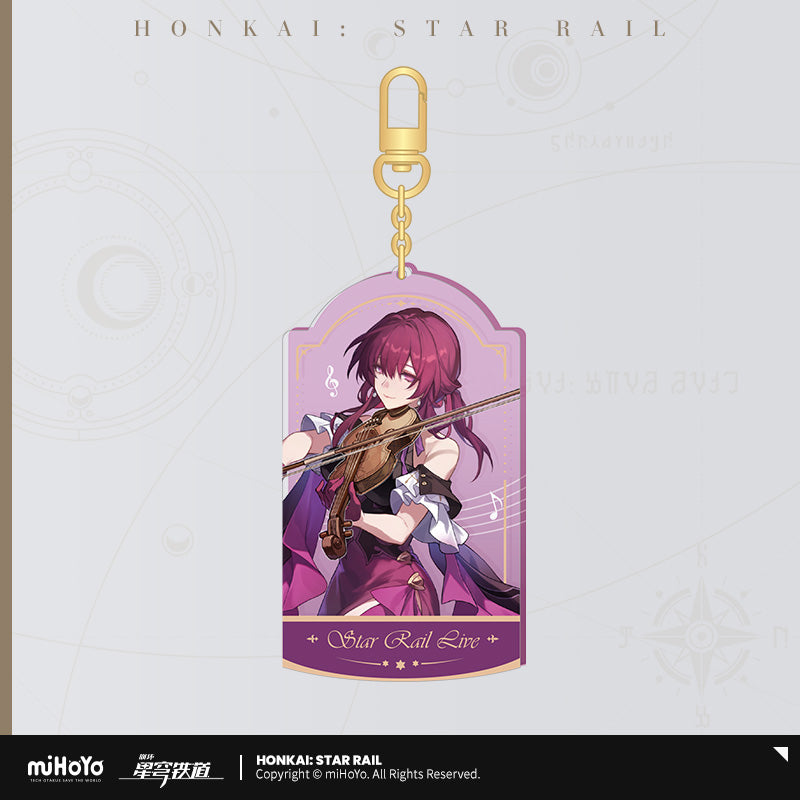 [OFFICIAL] Star Rail LIVE Series Acrylic Keychain - Teyvat Tavern - Genshin Impact & Honkai Star Rail Merch