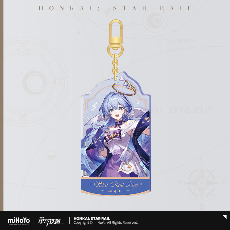 [OFFICIAL] Star Rail LIVE Series Acrylic Keychain - Teyvat Tavern - Genshin Impact & Honkai Star Rail Merch