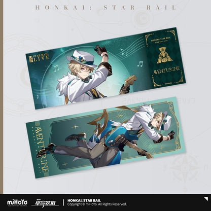 [OFFICIAL] Star Rail LIVE Series Collectable Laser Ticket - Teyvat Tavern - Genshin Impact & Honkai Star Rail Merch