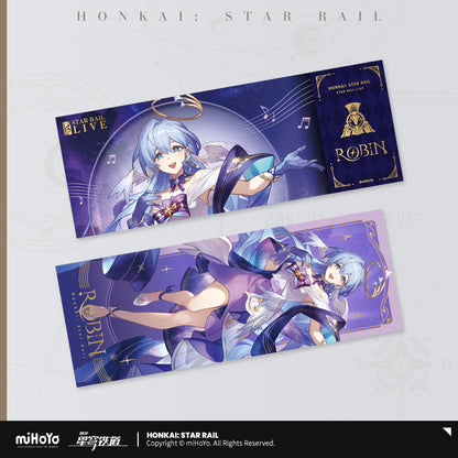 [OFFICIAL] Star Rail LIVE Series Collectable Laser Ticket - Teyvat Tavern - Genshin Impact & Honkai Star Rail Merch