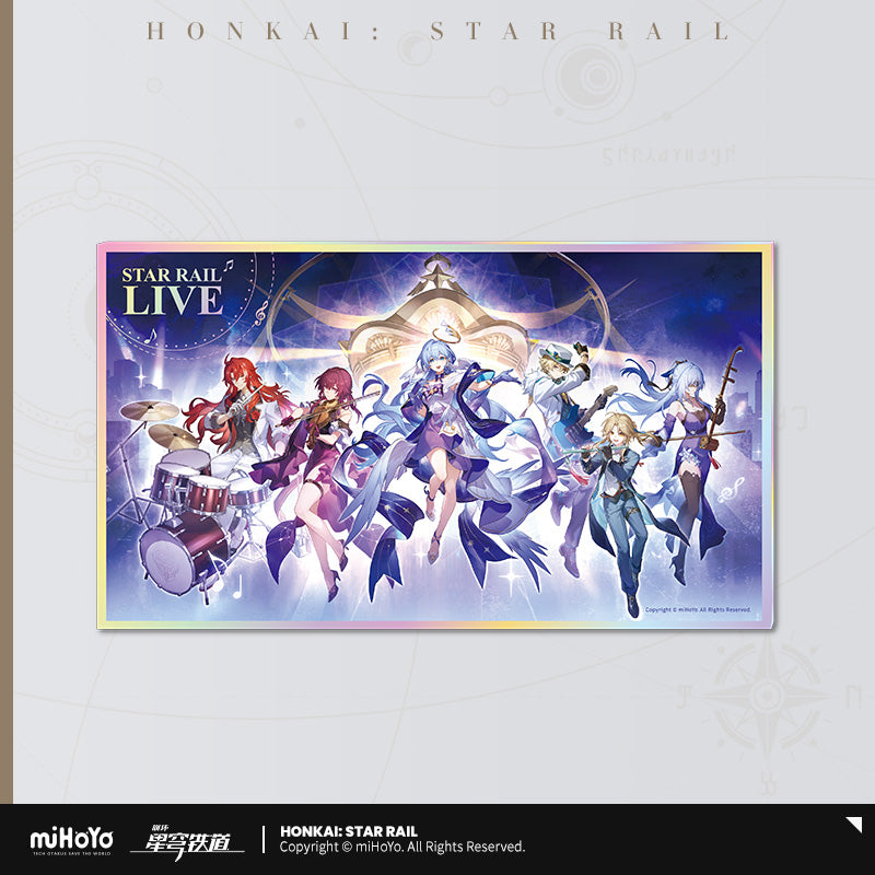 [OFFICIAL] Star Rail LIVE Series PET Shikishi Art Board - Teyvat Tavern - Genshin Impact & Honkai Star Rail Merch