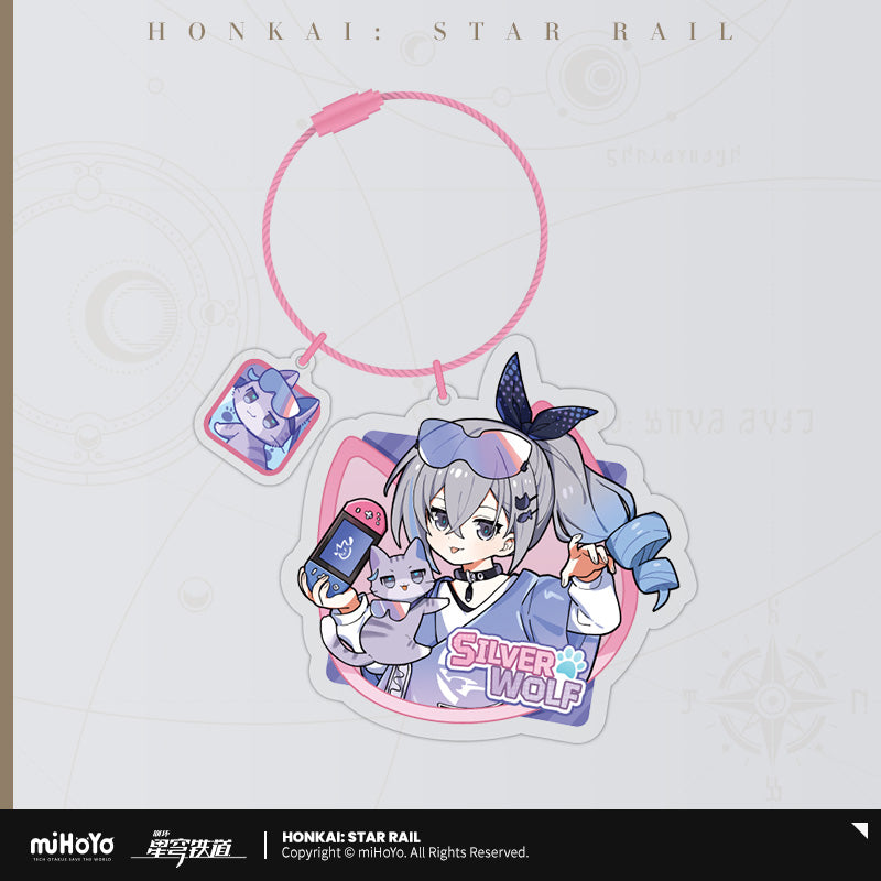 [OFFICIAL] Honkai Star Rail Little Kitten Series Acrylic Keychain - Teyvat Tavern - Genshin Impact & Honkai Star Rail Merch