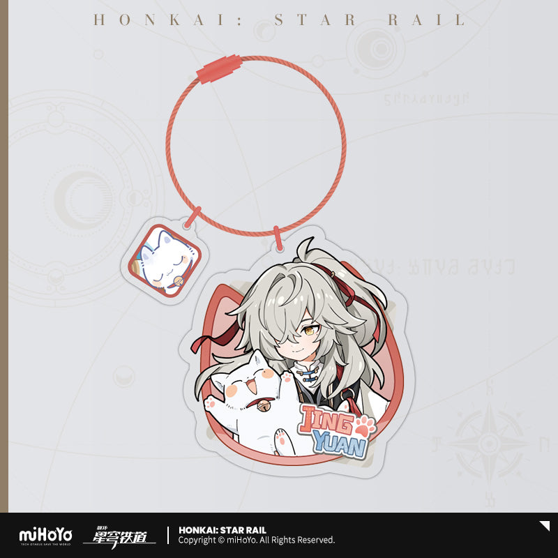 [OFFICIAL] Honkai Star Rail Little Kitten Series Acrylic Keychain - Teyvat Tavern - Genshin Impact & Honkai Star Rail Merch