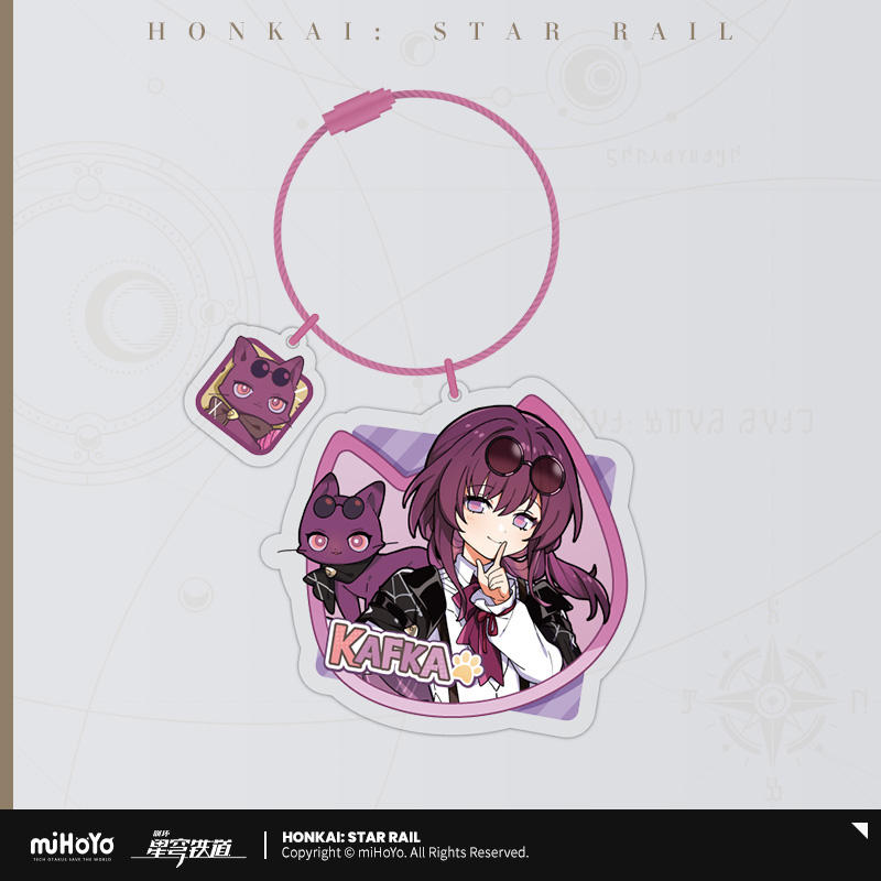 [OFFICIAL] Honkai Star Rail Little Kitten Series Acrylic Keychain - Teyvat Tavern - Genshin Impact & Honkai Star Rail Merch