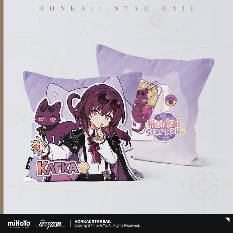 [OFFICIAL] Honkai Star Rail Little Kitten Series Character Square Throw Pillow - Teyvat Tavern - Genshin Impact & Honkai Star Rail & 3Z Merch