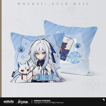 [OFFICIAL] Honkai Star Rail Little Kitten Series Character Square Throw Pillow - Teyvat Tavern - Genshin Impact & Honkai Star Rail & 3Z Merch