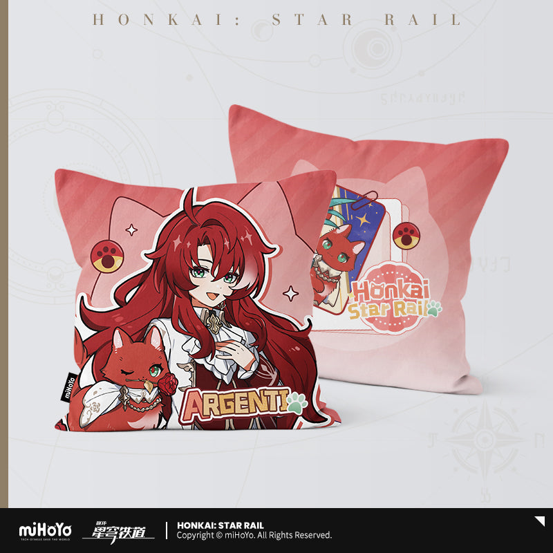 [OFFICIAL] Honkai Star Rail Little Kitten Series Character Square Throw Pillow - Teyvat Tavern - Genshin Impact & Honkai Star Rail & 3Z Merch