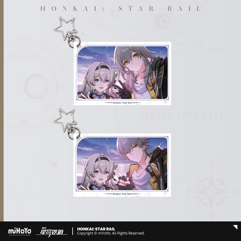 [OFFICIAL] Midsummer Firefly Rendezvous Series Photo Keychain - Teyvat Tavern - Genshin Impact & Honkai Star Rail Merch