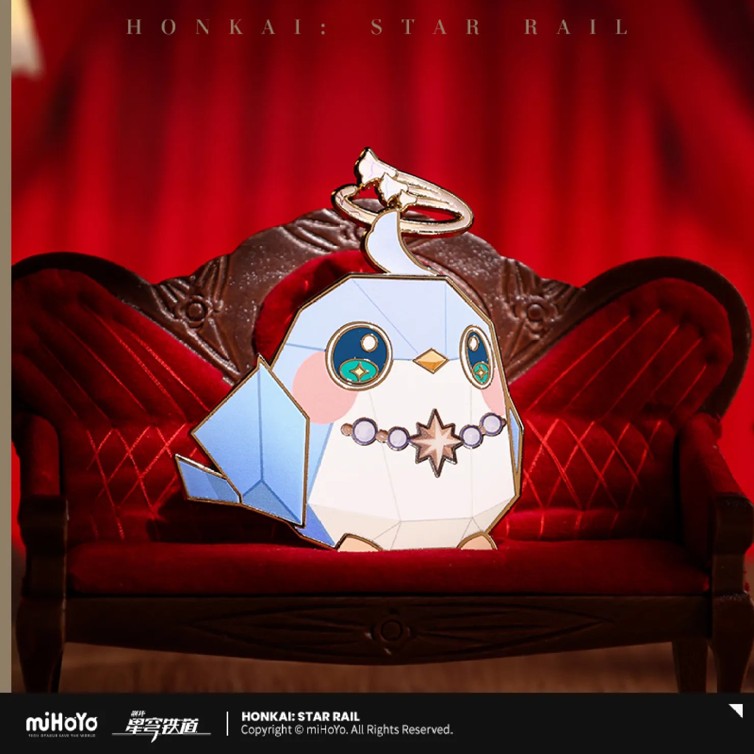 [OFFICIAL] Honkai Star Rail Owlbert's Studio Series Character Origami Birds Metal Badge - Teyvat Tavern - Genshin Impact & Honkai Star Rail & 3Z Merch