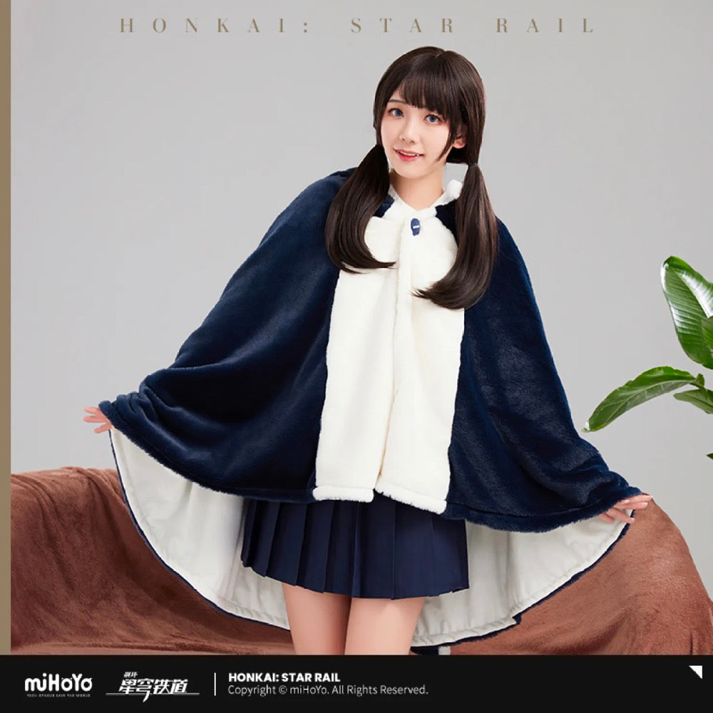 [OFFICIAL] Honkai Star Rail Pom-Pom Plush Blanket Cape - Teyvat Tavern - Genshin Merch