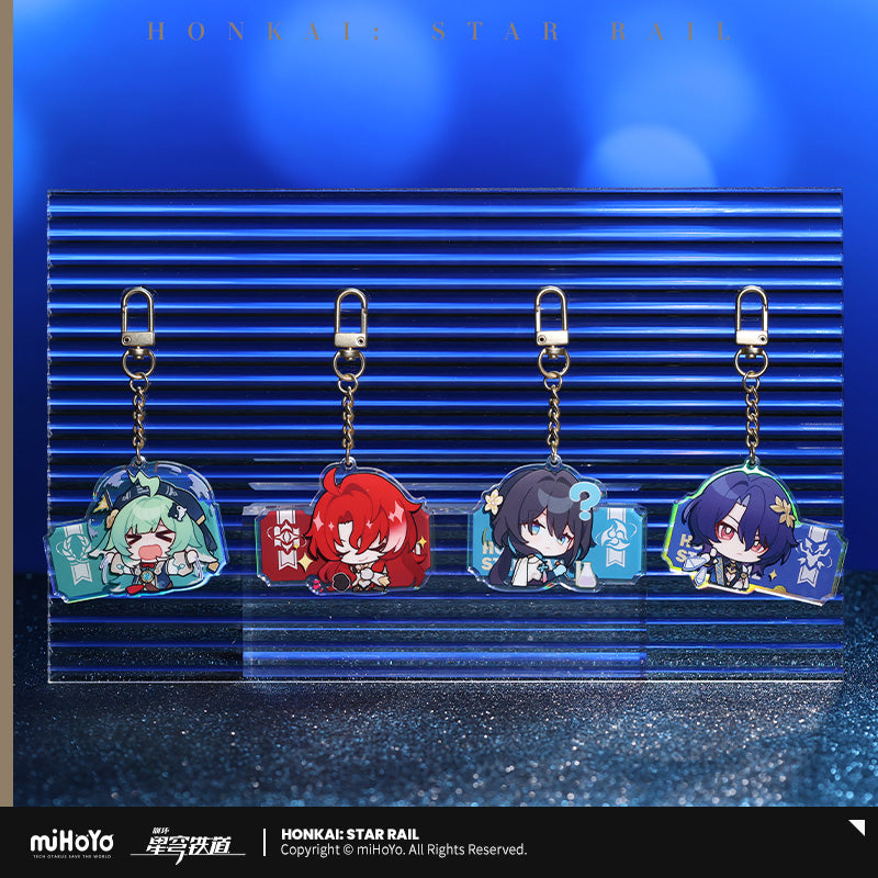 [OFFICIAL] Pom-Pom's Exhibition Hall Character Acrylic Keychain - Teyvat Tavern - Genshin Impact & Honkai Star Rail Merch