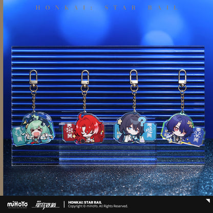 [OFFICIAL] Pom-Pom's Exhibition Hall Character Acrylic Keychain - Teyvat Tavern - Genshin Impact & Honkai Star Rail Merch