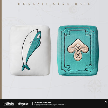 [OFFICIAL] Qingque's Celestial Jade Tile Deformable Throw Pillow - Teyvat Tavern - Genshin Impact & Honkai Star Rail Merch