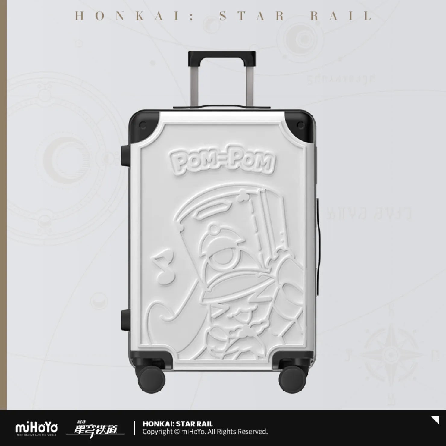 [OFFICIAL] Honkai Star Rail Transition Moment Series Pom-Pom 20" Suitcase - Teyvat Tavern - Genshin Impact & Honkai Star Rail & 3Z Merch