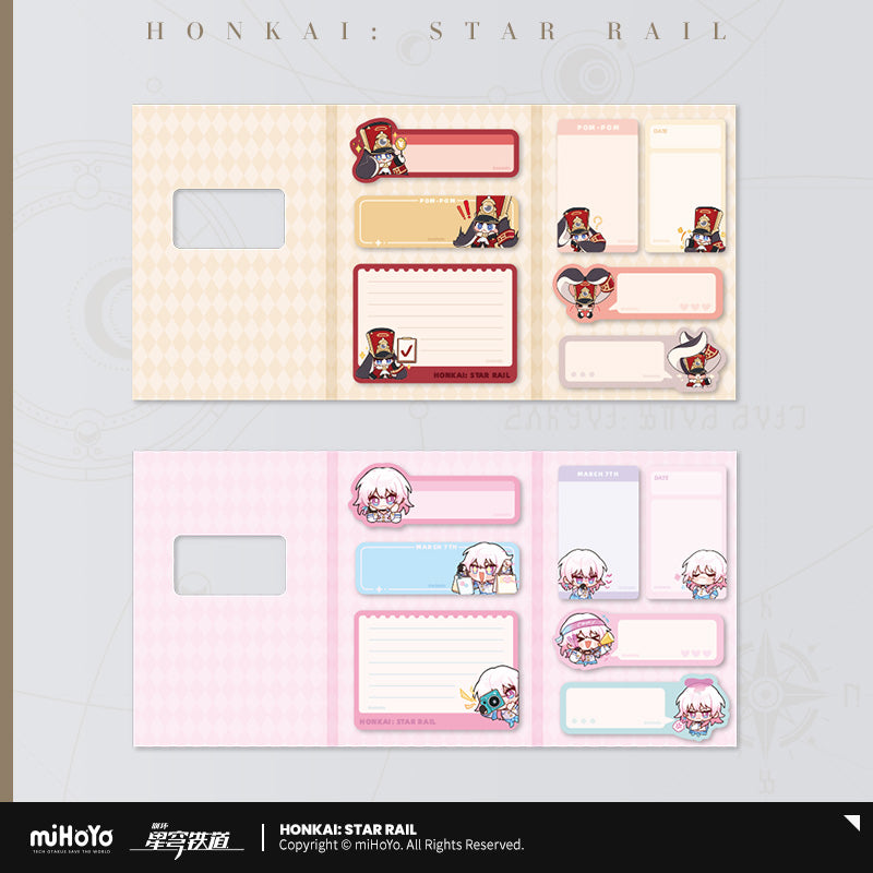 Honkai Star Rail Official Merch Pom-Pom's Exhibition Hall Sticky Notes