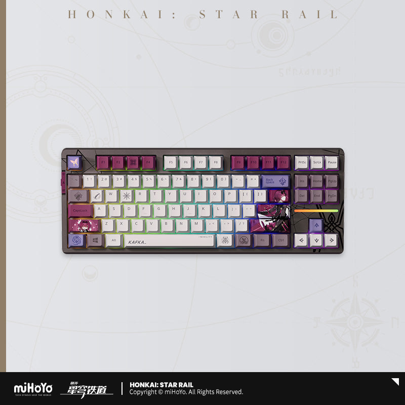 Honkai: Star Rail Official Kafka RGB Backlit Mechanical Keyboard From Teyvatavern.com