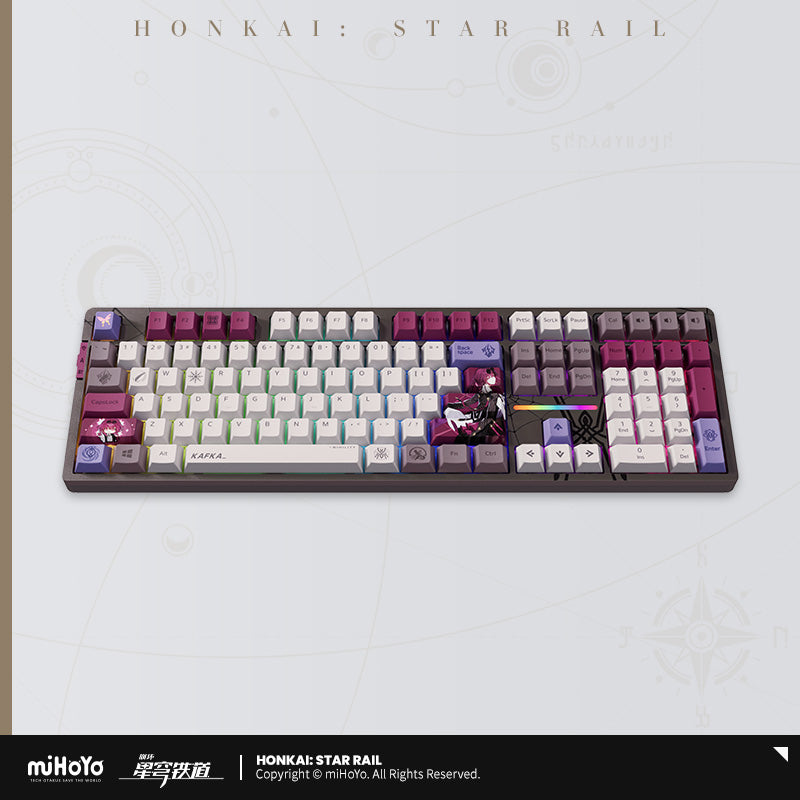 Honkai: Star Rail Official Kafka RGB Backlit Mechanical Keyboard From Teyvatavern.com