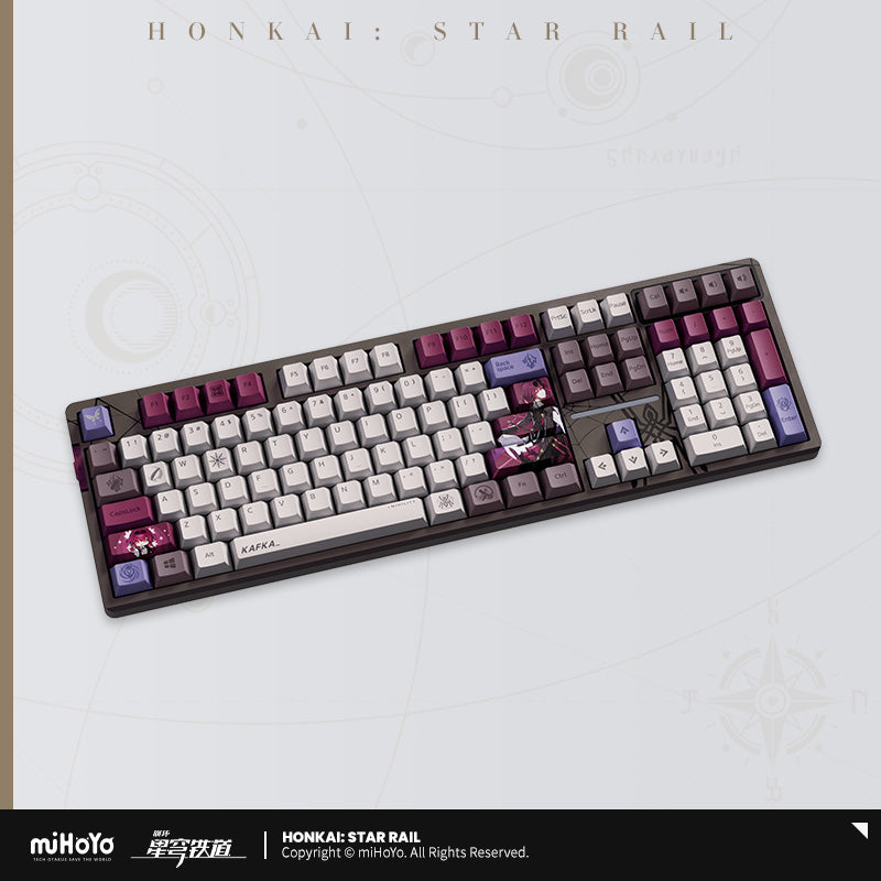 Honkai: Star Rail Official Kafka RGB Backlit Mechanical Keyboard From Teyvatavern.com