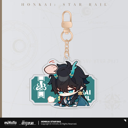 [OFFICIAL] Pom-Pom's Exhibition Hall Character Acrylic Keychain - Teyvat Tavern - Genshin Impact & Honkai Star Rail Merch