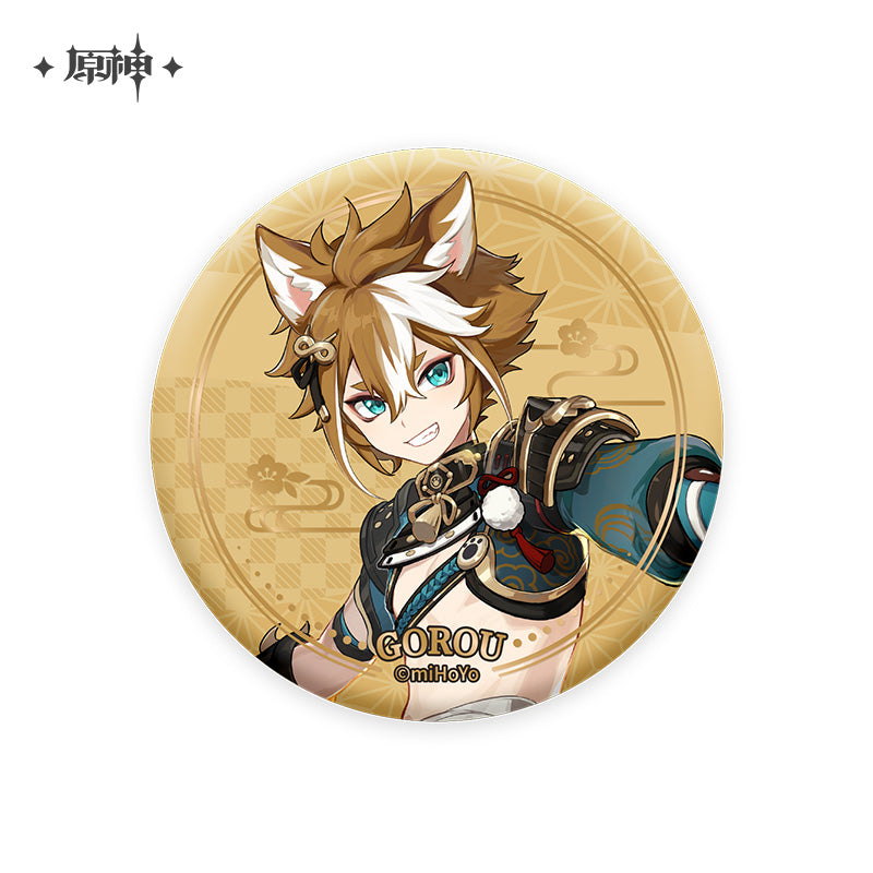 [OFFICIAL] Character Badge - Inazuma - Teyvat Tavern - Genshin Merch