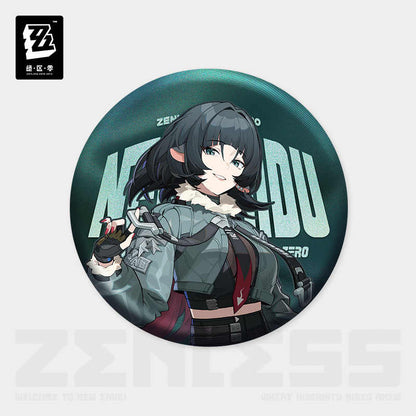 [OFFICIAL] Zenless Zone Zero Character Badge - Unknown Faction - Teyvat Tavern - Genshin Impact & Honkai Star Rail Merch