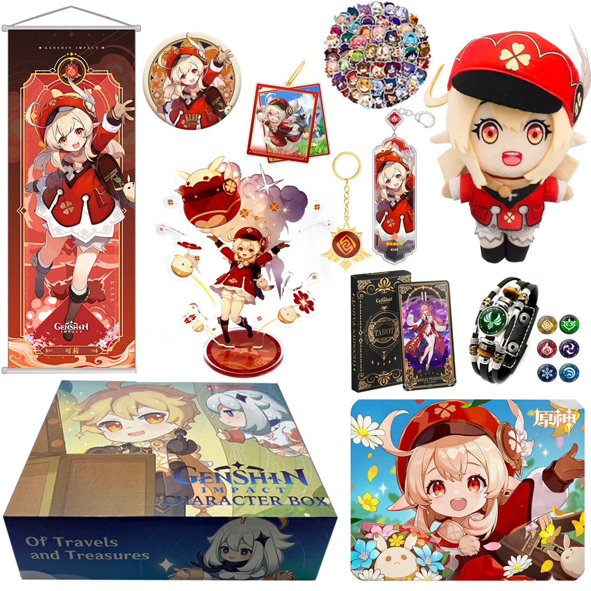 Genshin Impact Character Gift Box with Plush Toy - Teyvat Tavern - Genshin Merch