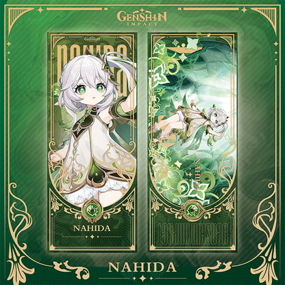 Genshin Laser Double-sided Foil Bookmark - Teyvat Tavern - Genshin Merch