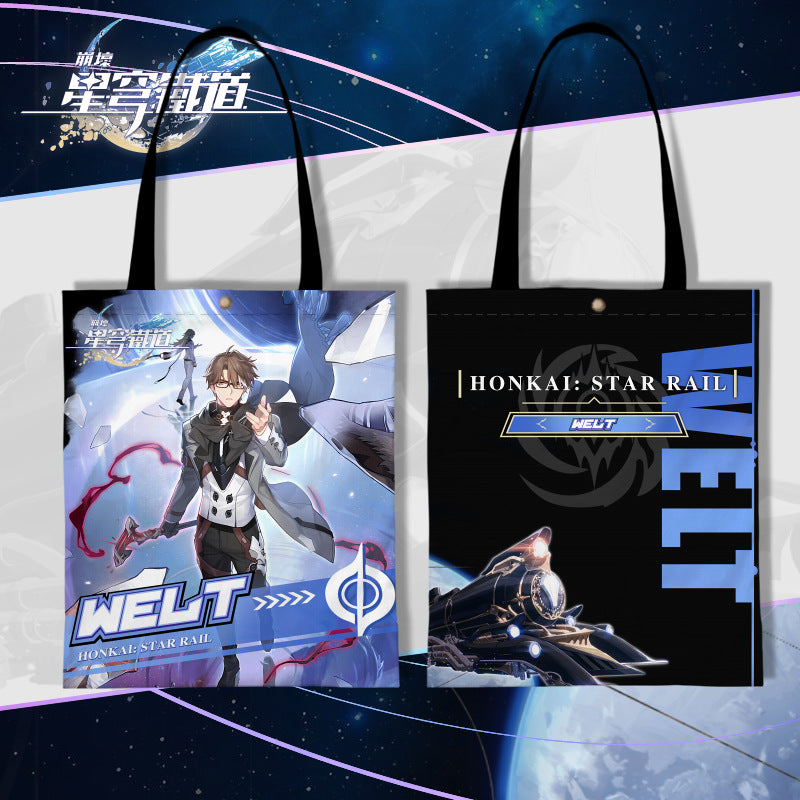 Honkai: Star Rail Character Canvas Handbag - Astral Express - Teyvat Tavern - Genshin Merch