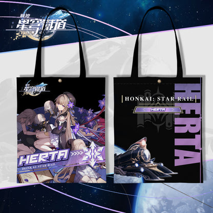 Honkai: Star Rail Character Canvas Handbag - Herta Space Station - Teyvat Tavern - Genshin Merch