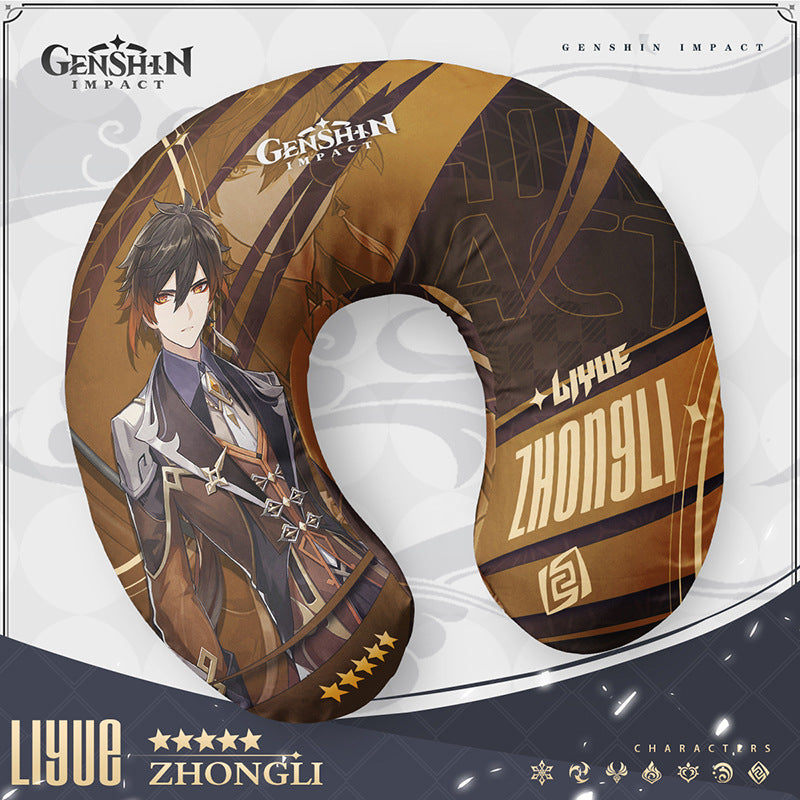 Genshin Impact Character U-Shaped Pillow - Teyvat Tavern - Genshin Merch