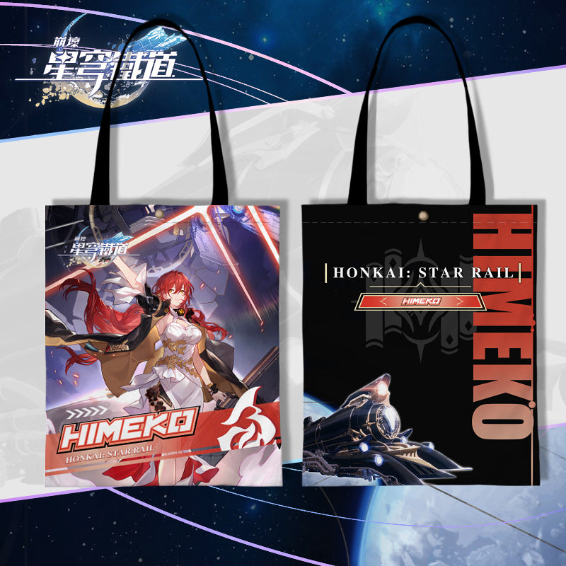 Honkai: Star Rail Character Canvas Handbag - Astral Express - Teyvat Tavern - Genshin Merch