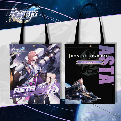 Honkai: Star Rail Character Canvas Handbag - Herta Space Station - Teyvat Tavern - Genshin Merch