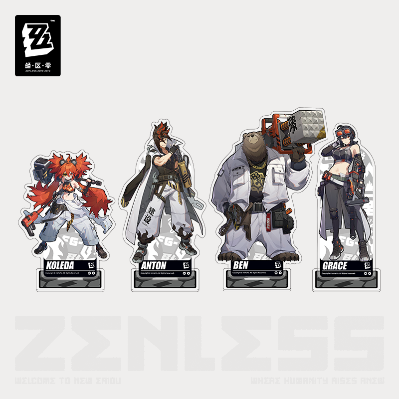 [OFFICIAL] Zenless Zone Zero Acrylic Stand Figure - Belobog Heavy Industries - Teyvat Tavern - Genshin Impact & Honkai Star Rail Merch