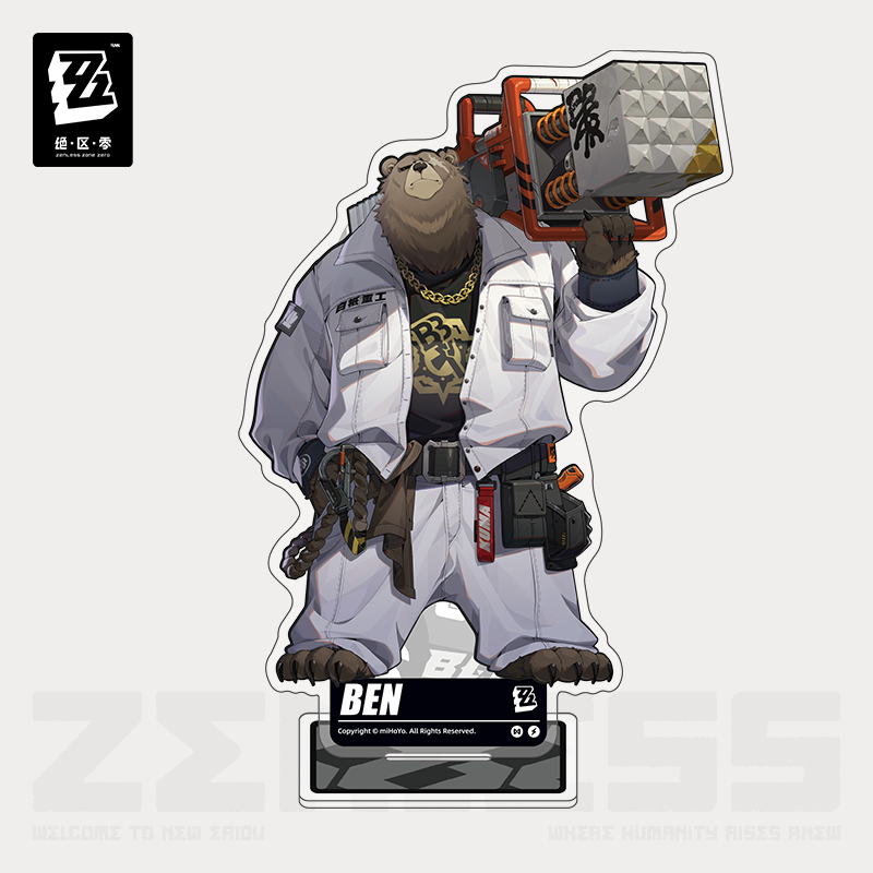 [OFFICIAL] Zenless Zone Zero Acrylic Stand Figure - Belobog Heavy Industries - Teyvat Tavern - Genshin Impact & Honkai Star Rail Merch