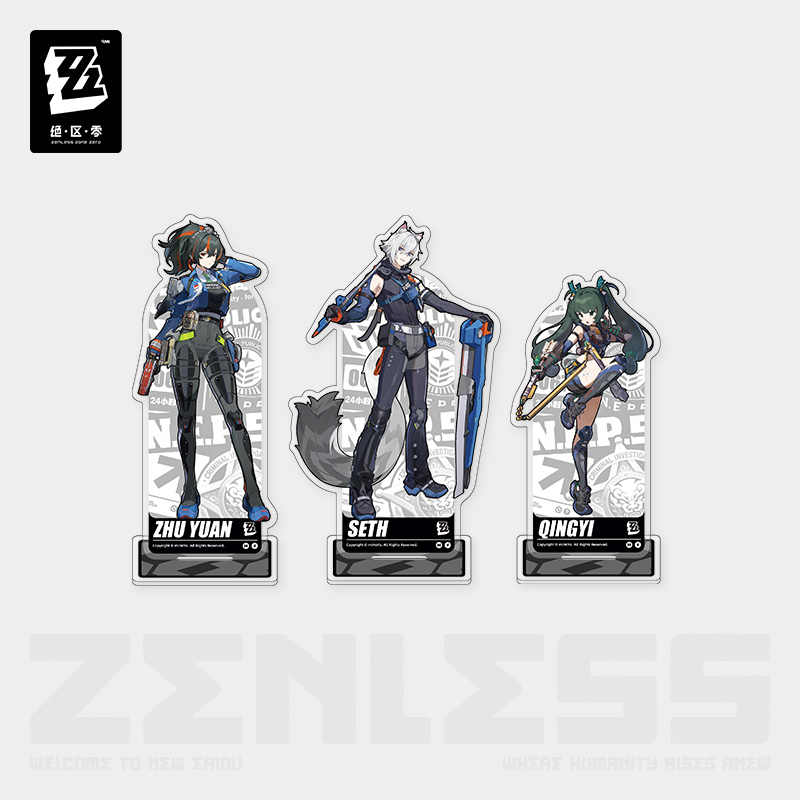 [OFFICIAL] Zenless Zone Zero Acrylic Stand Figure - Criminal Investigation Special Response Team - Teyvat Tavern - Genshin Impact & Honkai Star Rail Merch