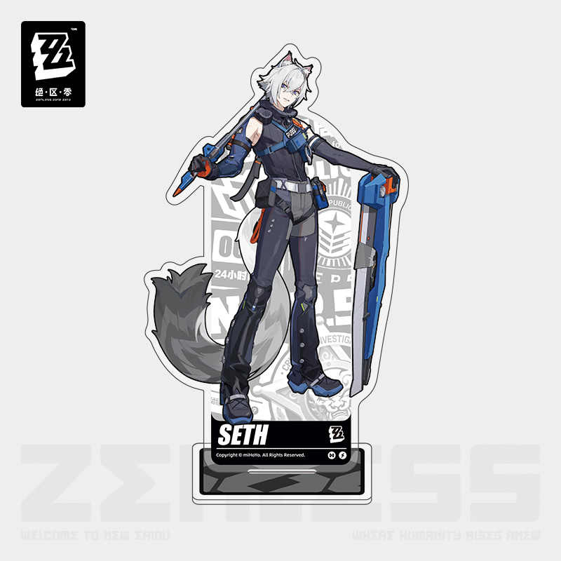 [OFFICIAL] Zenless Zone Zero Acrylic Stand Figure - Criminal Investigation Special Response Team - Teyvat Tavern - Genshin Impact & Honkai Star Rail Merch