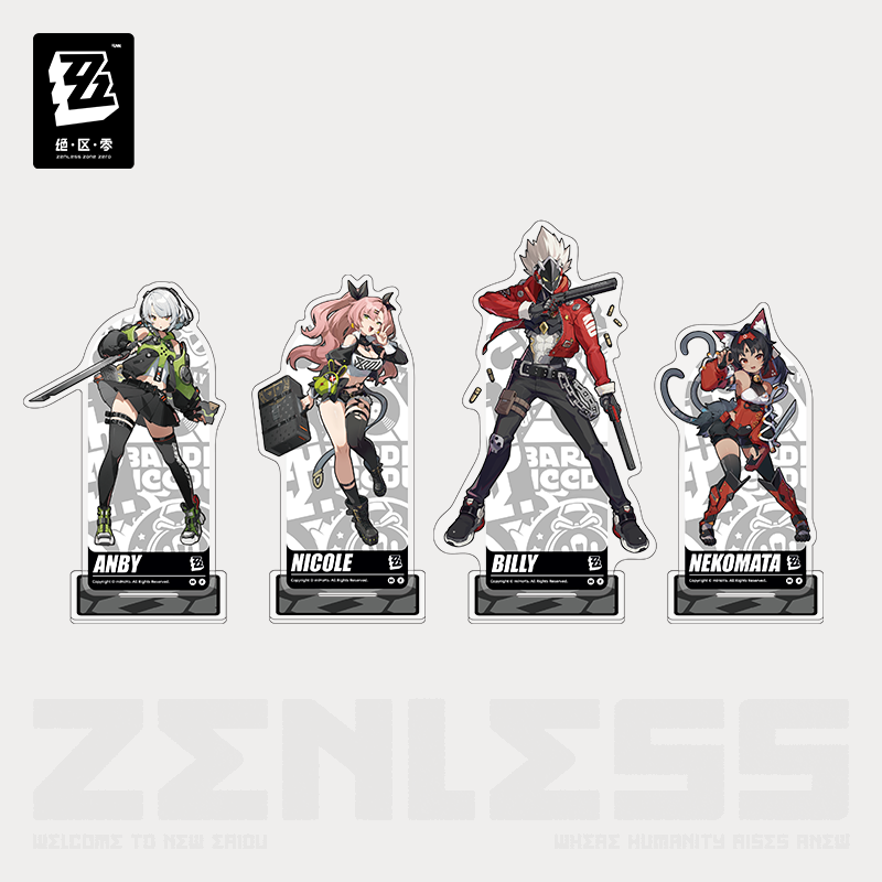 [OFFICIAL] Zenless Zone Zero Acrylic Stand Figure - Gentle House - Teyvat Tavern - Genshin Impact & Honkai Star Rail Merch